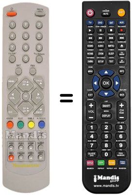 Replacement remote control Manhattan 7800