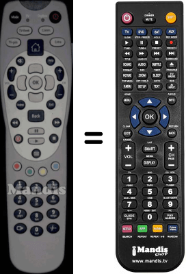 Comandament a dist&agrave;ncia equivalent Adb 2272-501