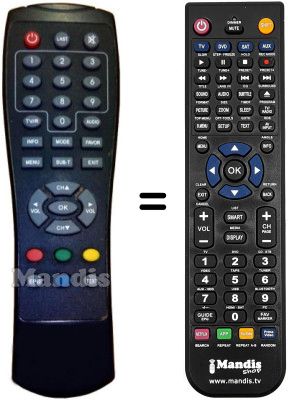 Replacement remote control LEPREPVR-1