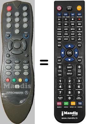 Comandament a dist&agrave;ncia equivalent Hirschmann CSR422CWCI