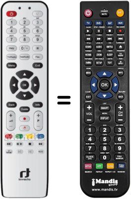 Mando a distancia equivalente Inverto IDL6651N