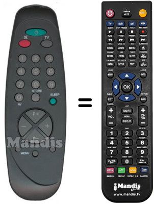 Mando a distancia equivalente OPTEX 9351