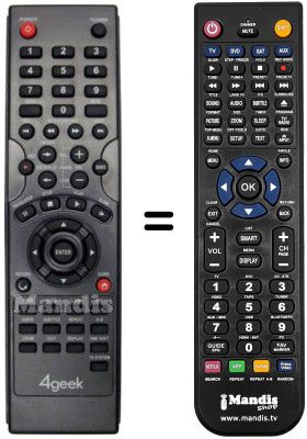 Mando a distancia equivalente 4GEEK MEDLEY HMR 510