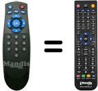 Mando a distancia equivalente Metronic 441531