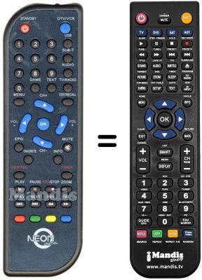 Mando a distancia equivalente NEOM NM270TNT