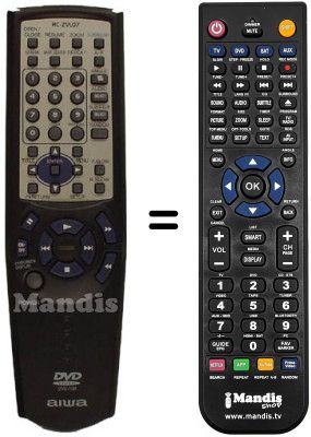 Comandament a distància equivalent RC-ZVL07