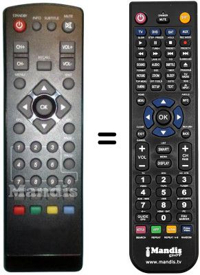 Mando a distancia equivalente REMCON1278