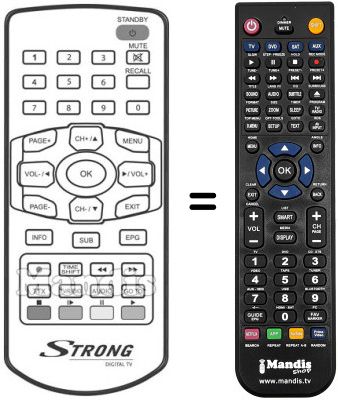 Mando a distancia equivalente Strong SRT56