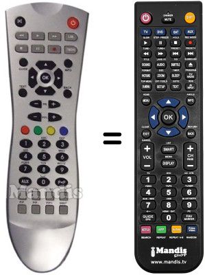 Comandament a distància equivalent ALBA ALDTR160