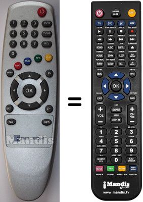 Mando a distancia equivalente Belson SEC15545W