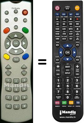 Mando a distancia equivalente Brain Wave SEC15452W