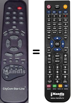 Mando a distancia equivalente WHV3292W