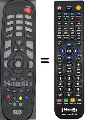 Mando a distancia equivalente WHV14202W