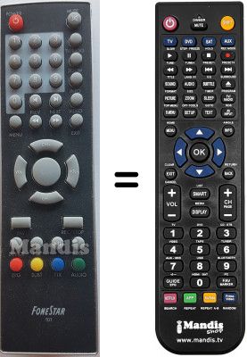Comandament a distància equivalent Fonestar WHV15708W
