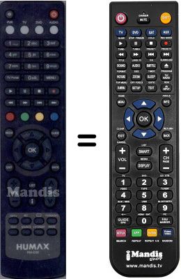 Mando a distancia equivalente WHV15747W