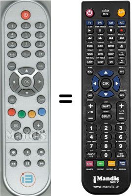 Replacement remote control WHV15677W