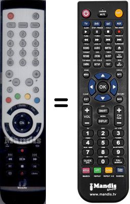 Mando a distancia equivalente WHV15754W