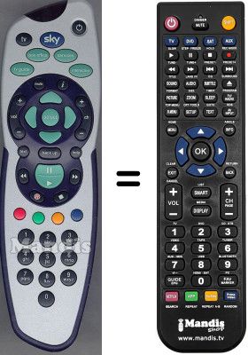 Mando a distancia equivalente WHV15177W