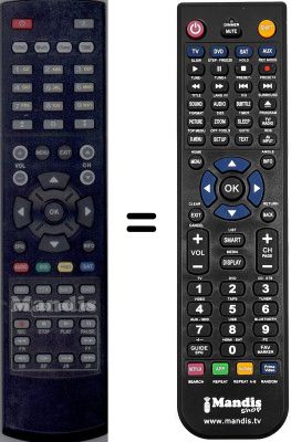 Mando a distancia equivalente WHV15776W