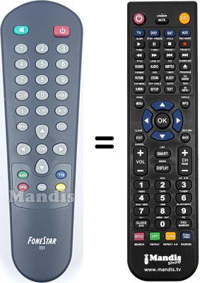 Comandament a distància equivalent Fonestar WHV14856W