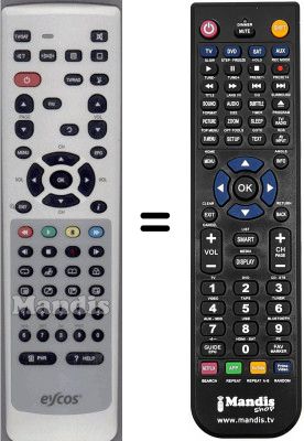 Mando a distancia equivalente WHV3393W