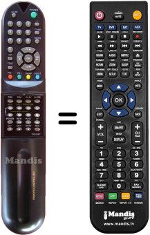 Mando a distancia equivalente HVS54391