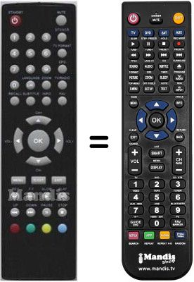 Comandament a distància equivalent HVS53392