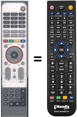 Comandament a distància equivalent HVS53486