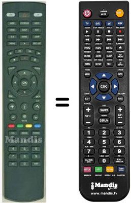 Mando a distancia equivalente HVS53455