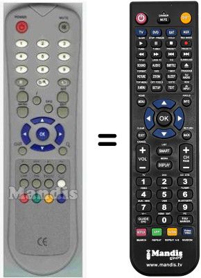 Comandament a distància equivalent HVS53543