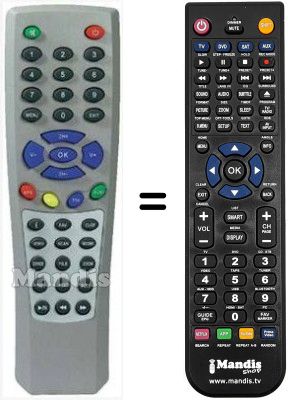 Comandament a distància equivalent HVS53417