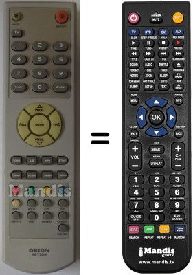 Mando a distancia equivalente HVS54754