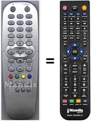 Comandament a distància equivalent HVS54079