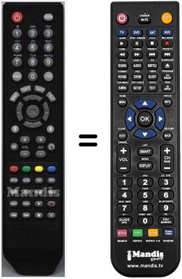 Mando a distancia equivalente HVS53238