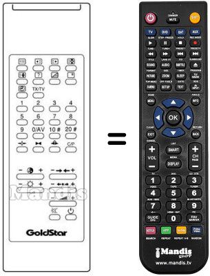 Mando a distancia equivalente LG SEC2418