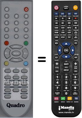 Comandament a distància equivalent WHV3988