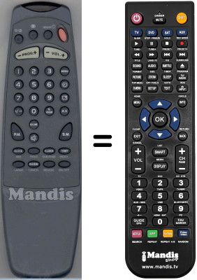 Comandament a distància equivalent WHV3976