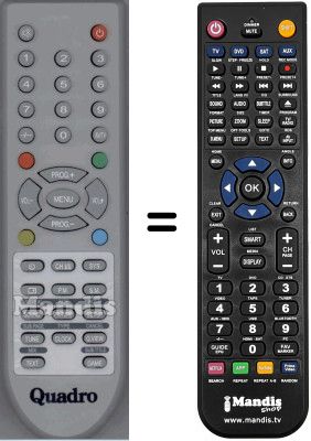 Comandament a distància equivalent WHV3989