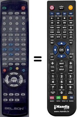 Mando a distancia equivalente WHV14720