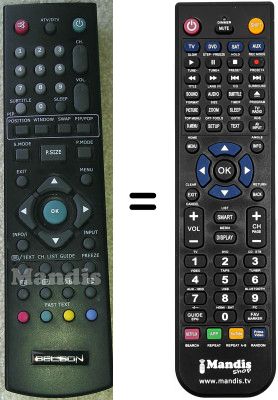 Mando a distancia equivalente Belson SEC15794