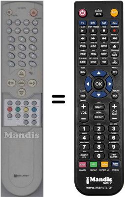 Mando a distancia equivalente WHV14722