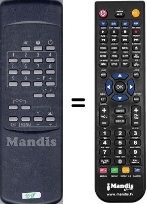 Mando a distancia equivalente WHV7690