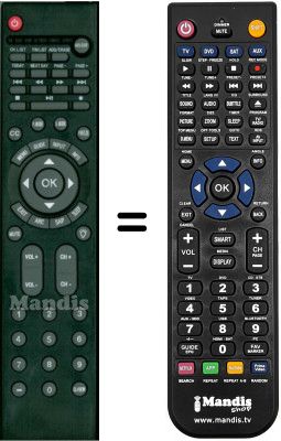 Mando a distancia equivalente WHV12322