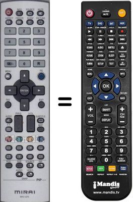 Mando a distancia equivalente Mirai SEC15054