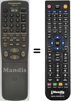 Mando a distancia equivalente Panasonic SEC2771