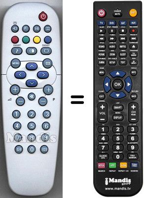 Comandament a distància equivalent Philips WHV15719