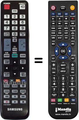Mando a distancia equivalente Samsung SEC15984 Mando a distancia equivalente Samsung SEC15984