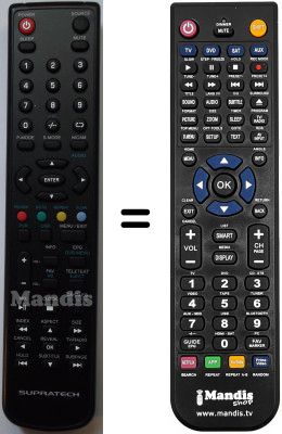 Comandament a distància equivalent Supratech SEC12348