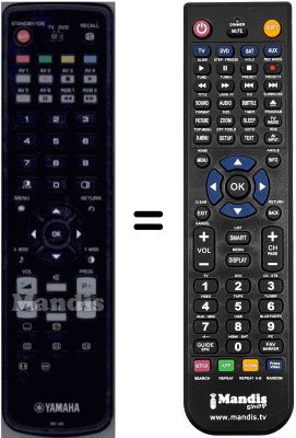 Mando a distancia equivalente WHV3339